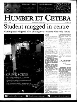 Student Mugged in Centre