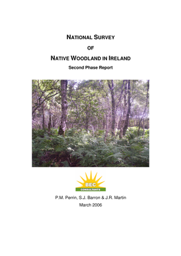 National Survey of Native Woodland in Ireland: Interim Report
