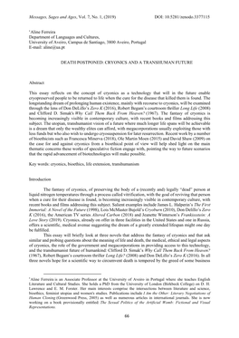 Messages, Sages and Ages, Vol. 7, No. 1, (2019) DOI: 10.5281/Zenodo.3377115