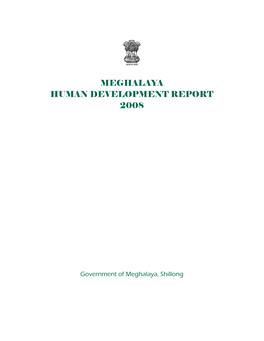 Meghalaya Human Development Report 2008