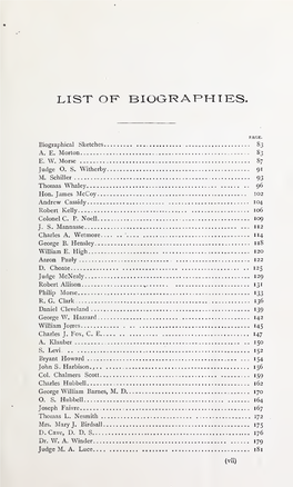 List Ok Biographies