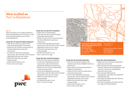 How to Find Us Pwc in Mannheim Page 2