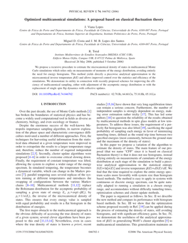 Optimized Multicanonical Simulations: a Proposal Based on Classical Fluctuation Theory