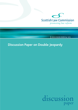Discussion Paper on Double Jeopardy (DP 141)