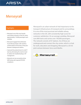 Merseyrail Case Study