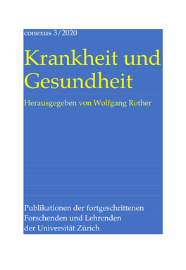 Krankheit Und Gesundheit Herausgegeben Von Wolfgang Rother