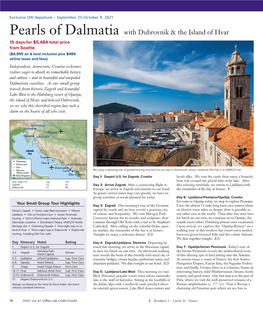 Pearls of Dalmatia with Dubrovnik & the Island of Hvar