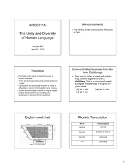 Lexical Diffusion