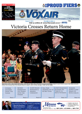Victoria Crosses Return Home