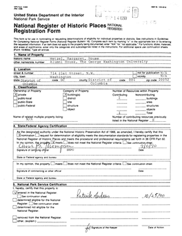 National Register of Historic Places Registration Form