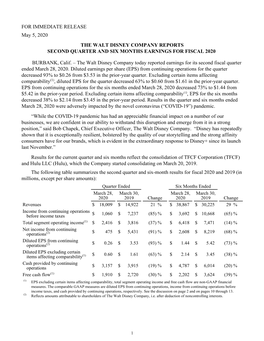 Q2-2020 Earnings Report