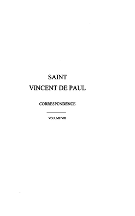 Saint Vincent De Paul