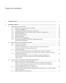 Table of Contents