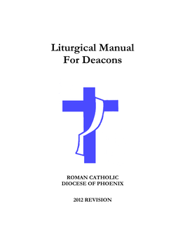 Liturgical Manual for Deacons