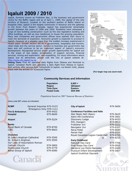 Iqaluit 2009 / 2010