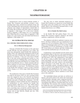 Chapter 18 Neoproterozoic