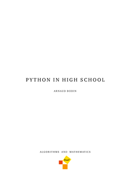 Python in High School