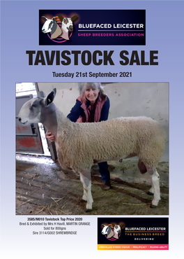 TAVISTOCK SALE Tuesday 21St September 2021