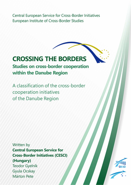 A Classification of the Cross-Border Cooperation Initiatives of the Danube Region