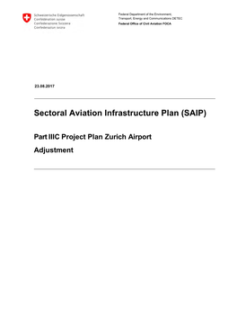 Sectoral Aviation Infrastructure Plan (SAIP)