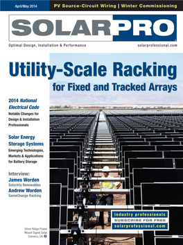 Solarpro 7.3, April & May 2014