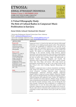 The Role of Cultural Radios in Campursari Music Proliferation in East Java