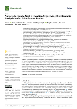 An Introduction to Next Generation Sequencing Bioinformatic Analysis in Gut Microbiome Studies