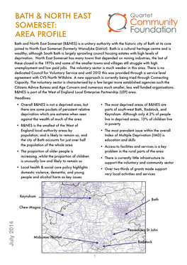 Bath & North East Somerset: Area Profile