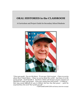 ORAL HISTORIES in the CLASSROOM