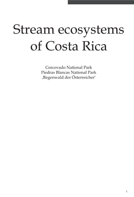 Stream Ecosystems of Costa Rica