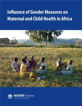 Influence of Gender Measures on Maternal and Child Health in Africa