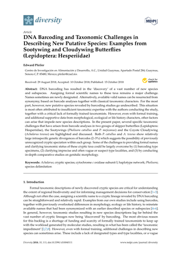 Downloaded Records Were Carefully Checked, and If a Particular Species Was Clustered in a Clade Containing Many Individuals of a Different Species, It Was Omitted