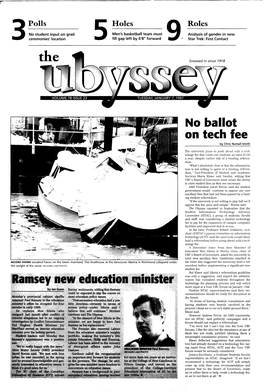 Ramsey New Education Minister Technology Fee Planning Process and Will Solicit More Input at a Your UBC Forum on January 15Th