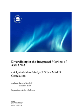 A Quantitative Study of Stock Market Correlation