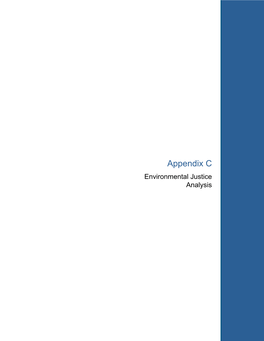 Appendix C Environmental Justice Analysis