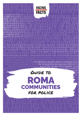 En Considering Roma People and Their Relation with Ocieties, It Is Important to Consider Two Common Ki Ers: Barriers Based on Li