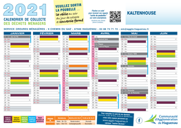 Calendrier 2021 OM Kaltenhouse