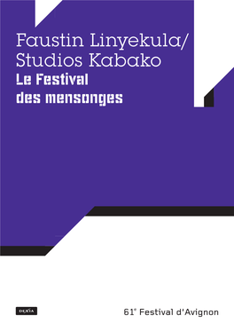 Faustin Linyekula/ Studios Kabako