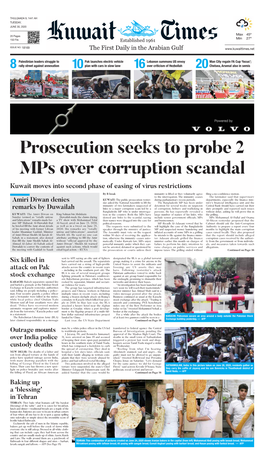 Prosecution Seeks to Probe 2 Mps Over Corruption Scandal
