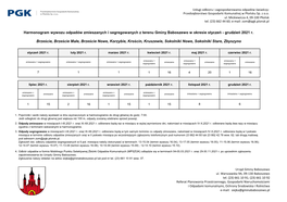 Harmonogram Wywozu Odpadów Zmieszanych I Segregowanych Z Terenu Gminy Baboszewo W Okresie Styczeń - Grudzień 2021 R