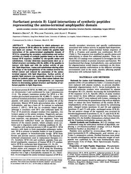 Representing the Amino-Terminal Amphipathic Domain