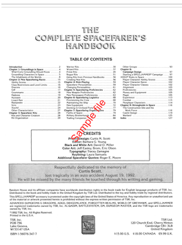 The Complete Spacefarer's Handbook