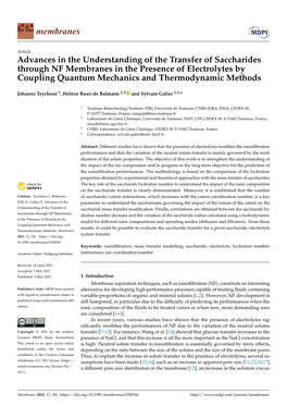 Advances in the Understanding of the Transfer of Saccharides Through NF