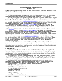 NATURAL RESOURCES COMMISSION Information Bulletin #2