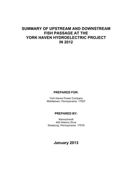 York Haven Fish Passage 2012.Pdf