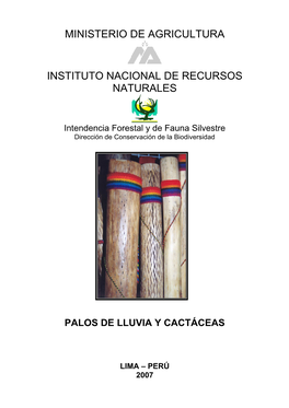 Ministerio De Agricultura Instituto Nacional De Recursos Naturales