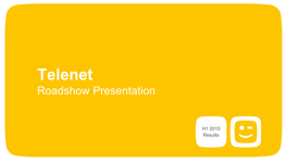 Example Telenet Title Slide