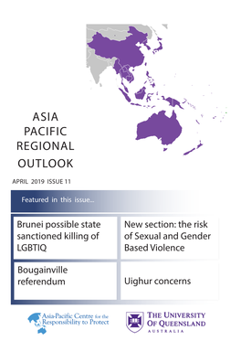 Asia Pacific Regional Outlook Issue 11 April 2019