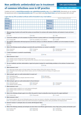 Non Antibiotic Antimicrobial Use in Treatment of Common Infections