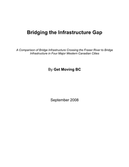 Bridging the Infrastructure Gap